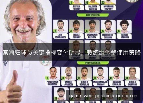 某海归球员关键指标变化明显，教练组调整使用策略